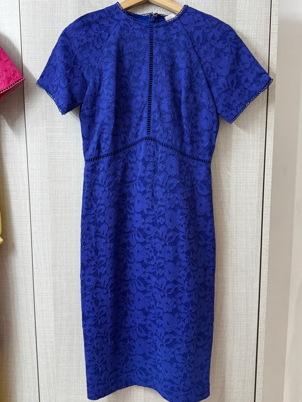 Rachel Parcell Royal Blue Lace Midi Dress